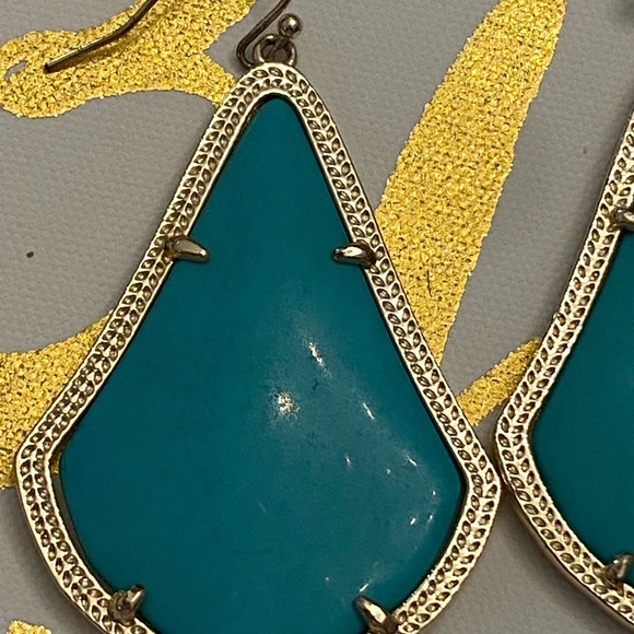 ❤️KENDRA SCOTT TEAL SET HARLOW AND ALEXANDRAS ❤️ - Picture 9 of 10